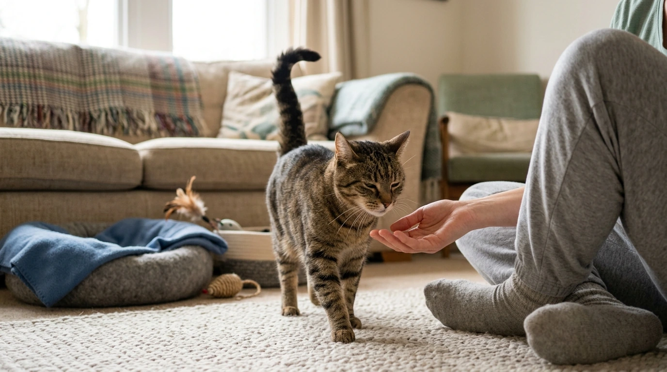 Cat Body Language Cheat Sheet: Read Tails, Ears & Meows